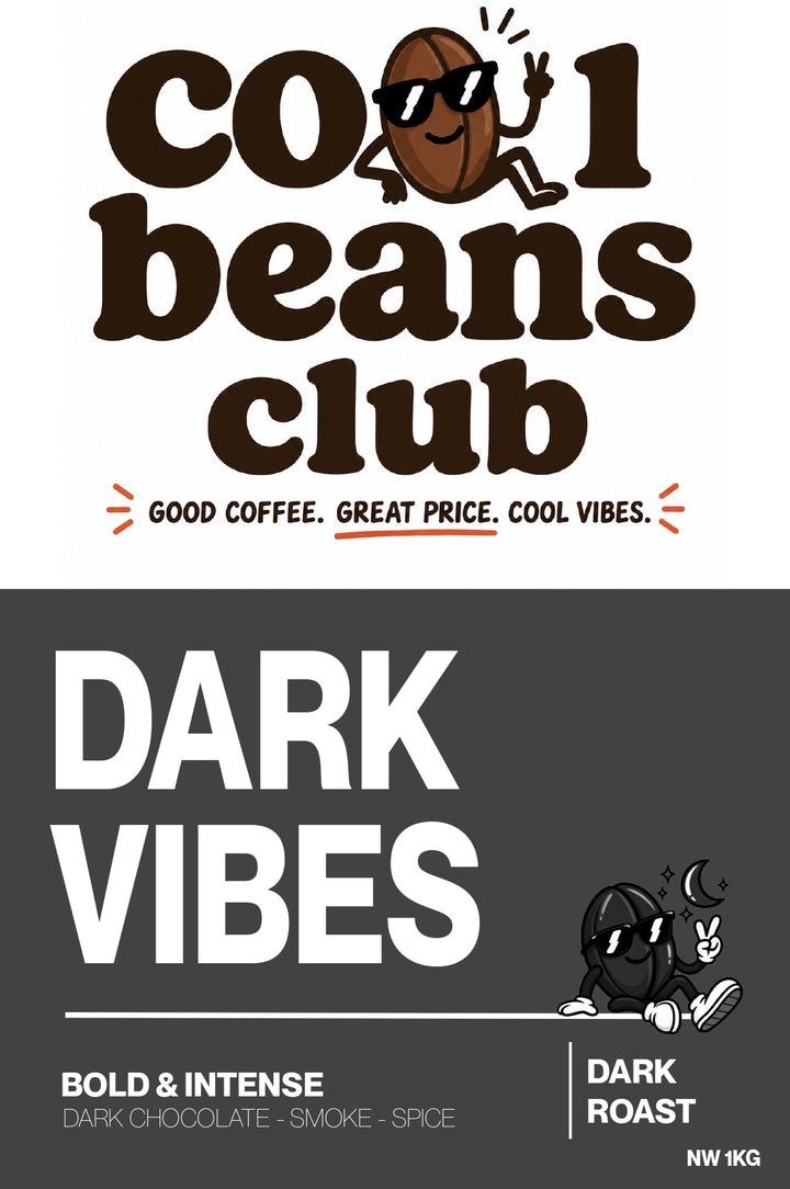 Cool Beans Club Dark Vibes | 1kg Whole Beans