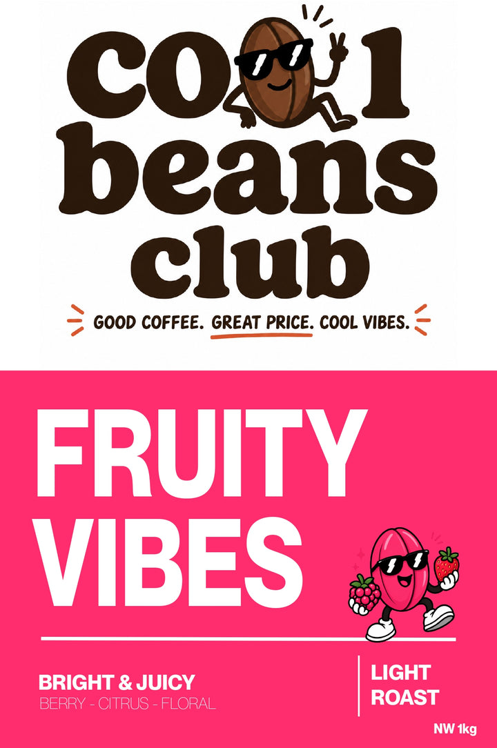 Cool Beans Club Fruity Vibes | 1kg Whole Beans