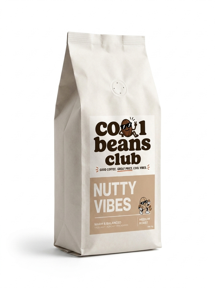 Cool Beans Club Nutty Vibes | 1kg Whole Beans