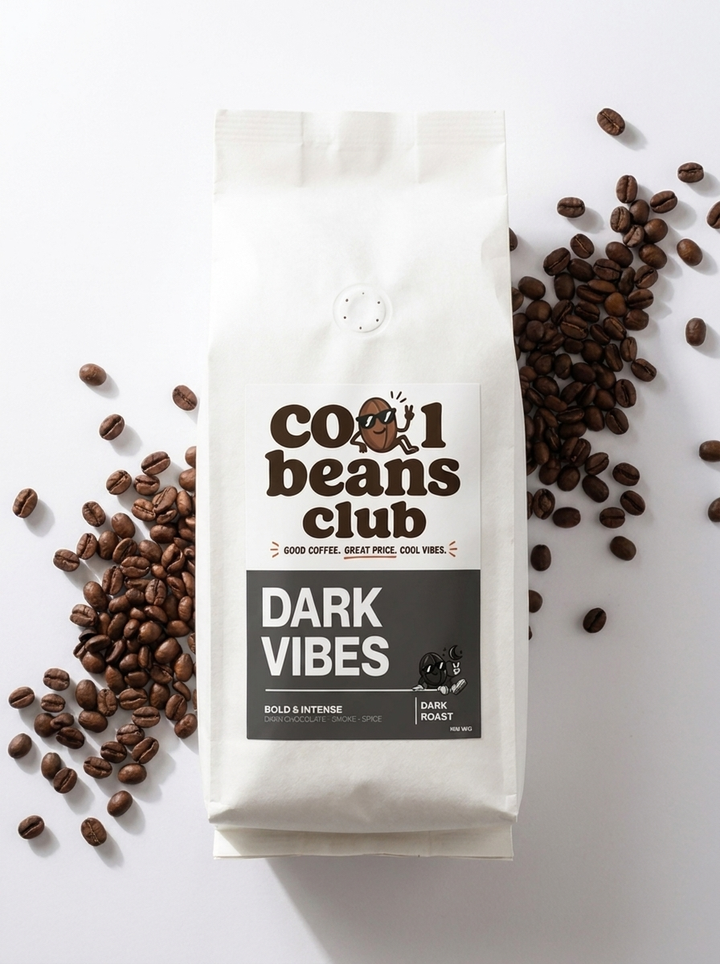 Cool Beans Club Dark Vibes | 1kg Whole Beans