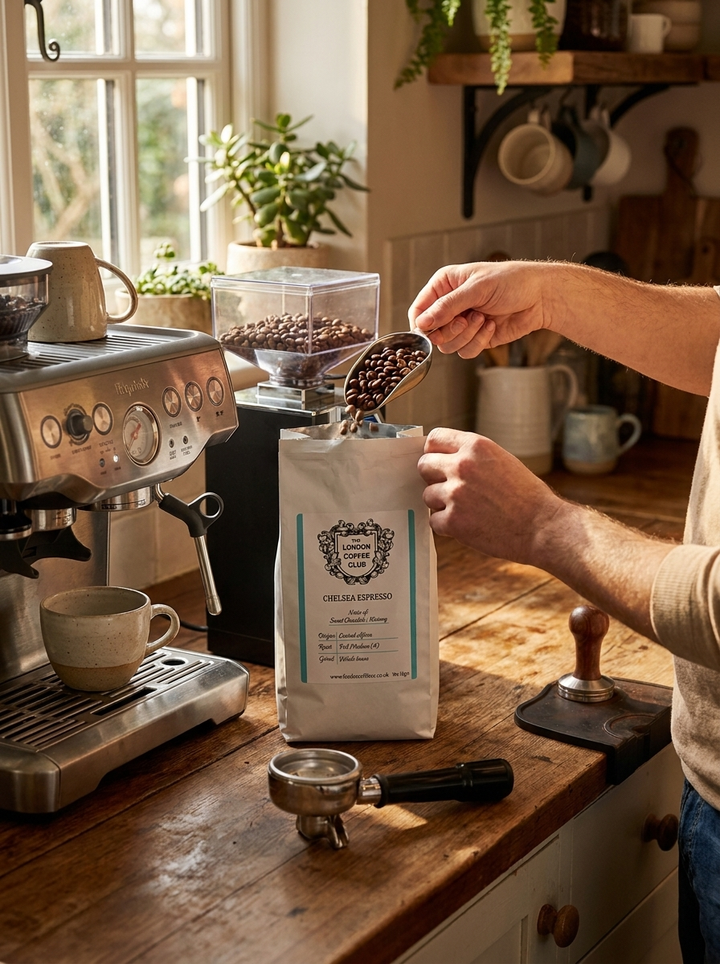 Chelsea Espresso London Coffee Club | 1kg Whole Beans