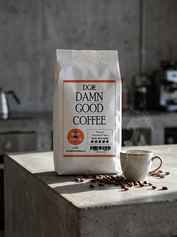 Rocket Espresso Damn Good Coffee | 1kg Whole Beans