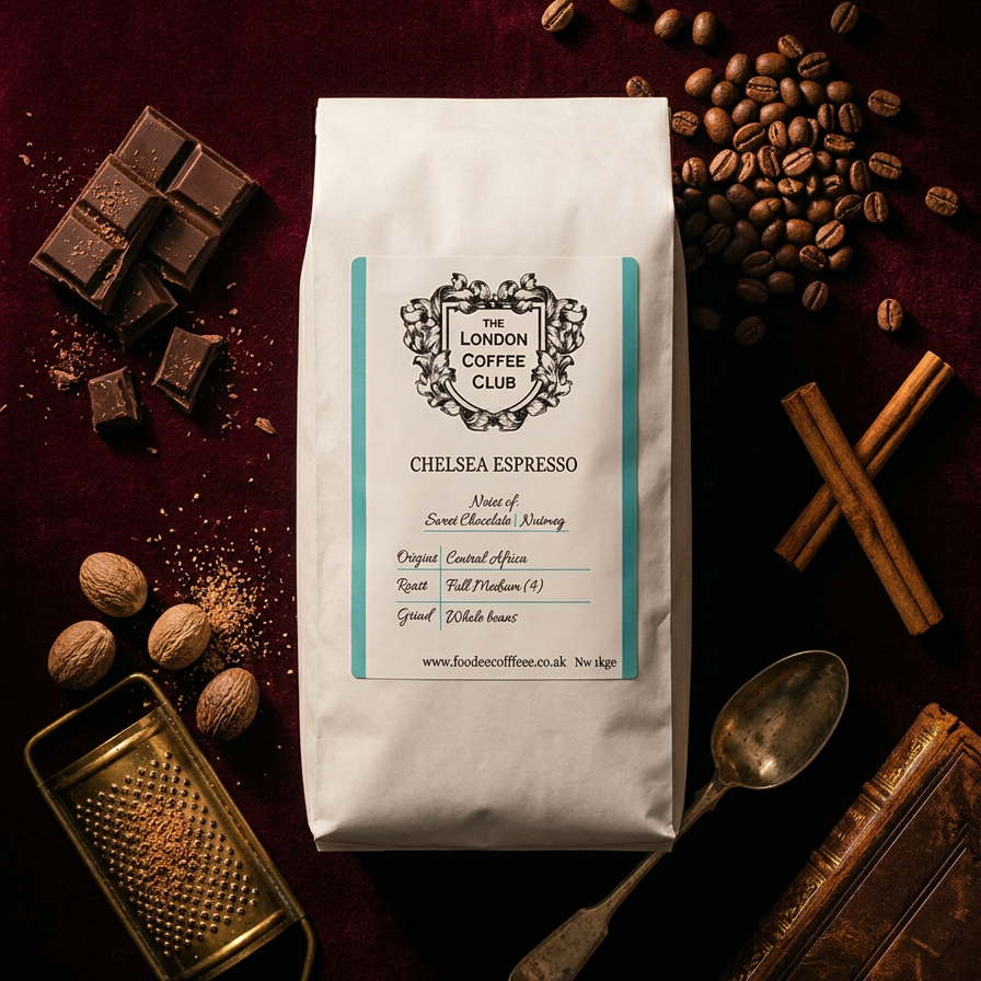 Chelsea Espresso London Coffee Club | 1kg Whole Beans